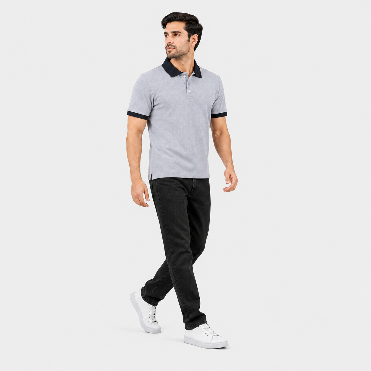 VESTO Premium Polyester Cotton Blend Polo T-Shirt