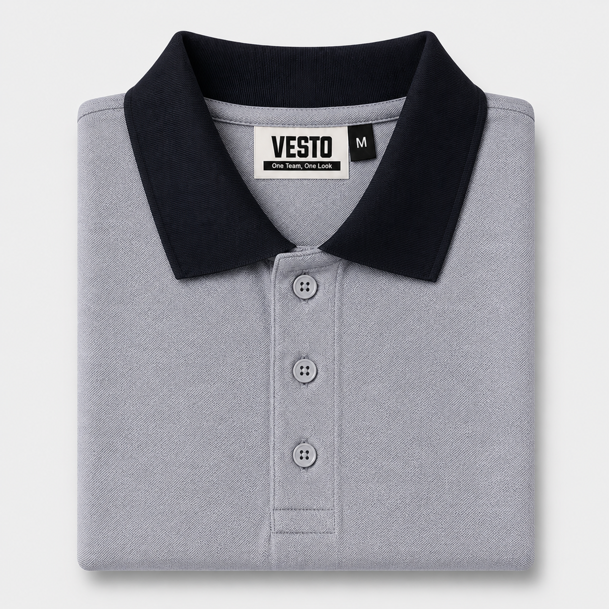 VESTO Premium Polyester Cotton Blend Polo T-Shirt
