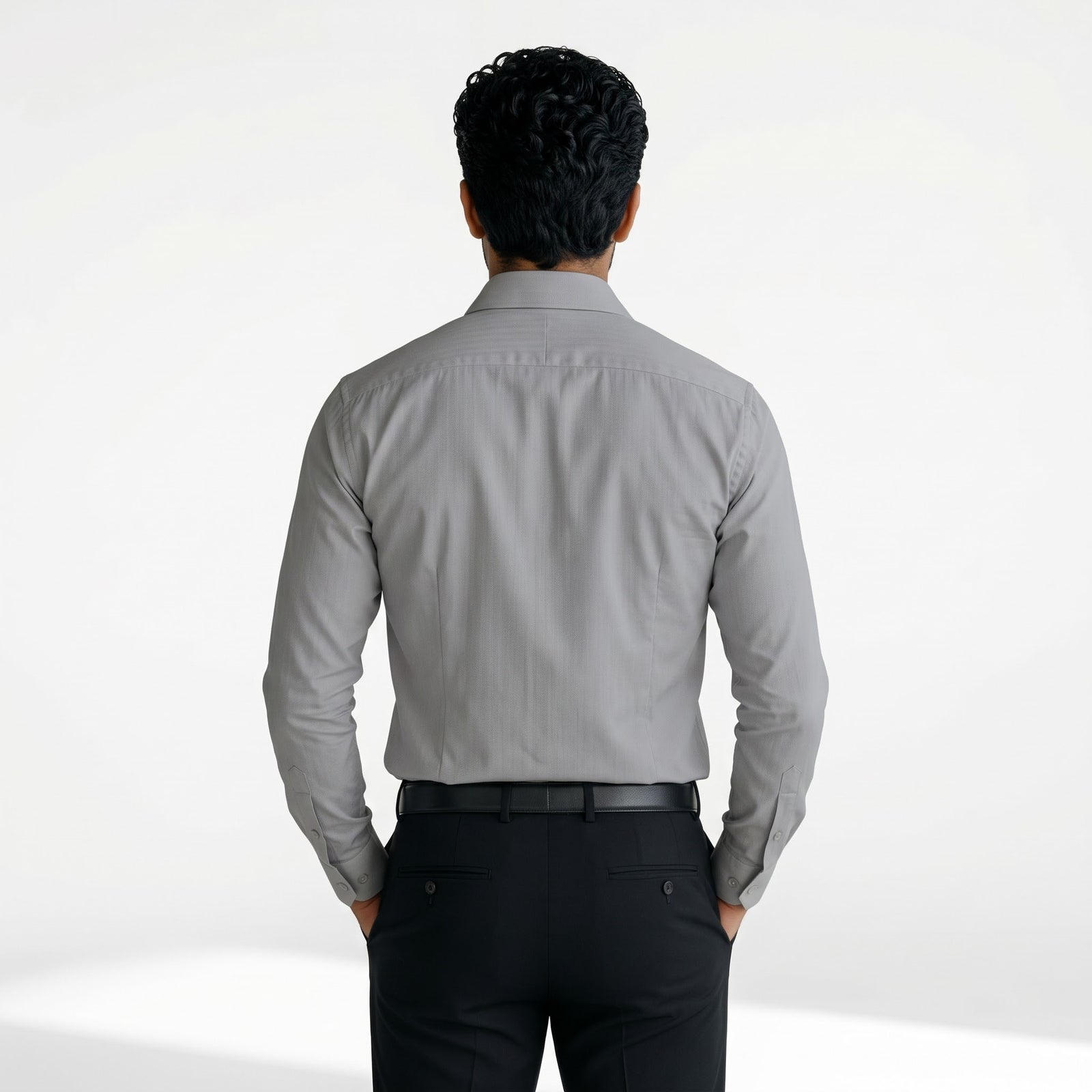 Men’s Gray Formal Corporate Shirt