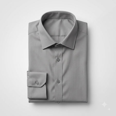 Men’s Gray Formal Corporate Shirt