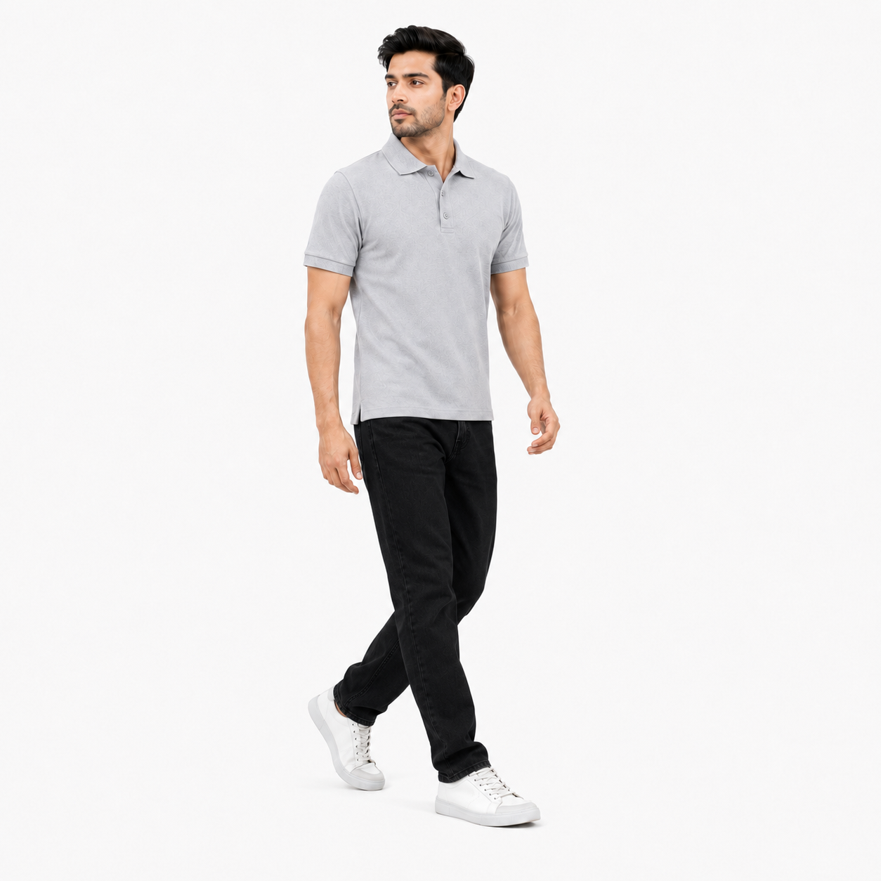 VESTO Premium Polyester Cotton Blend Polo T-Shirt