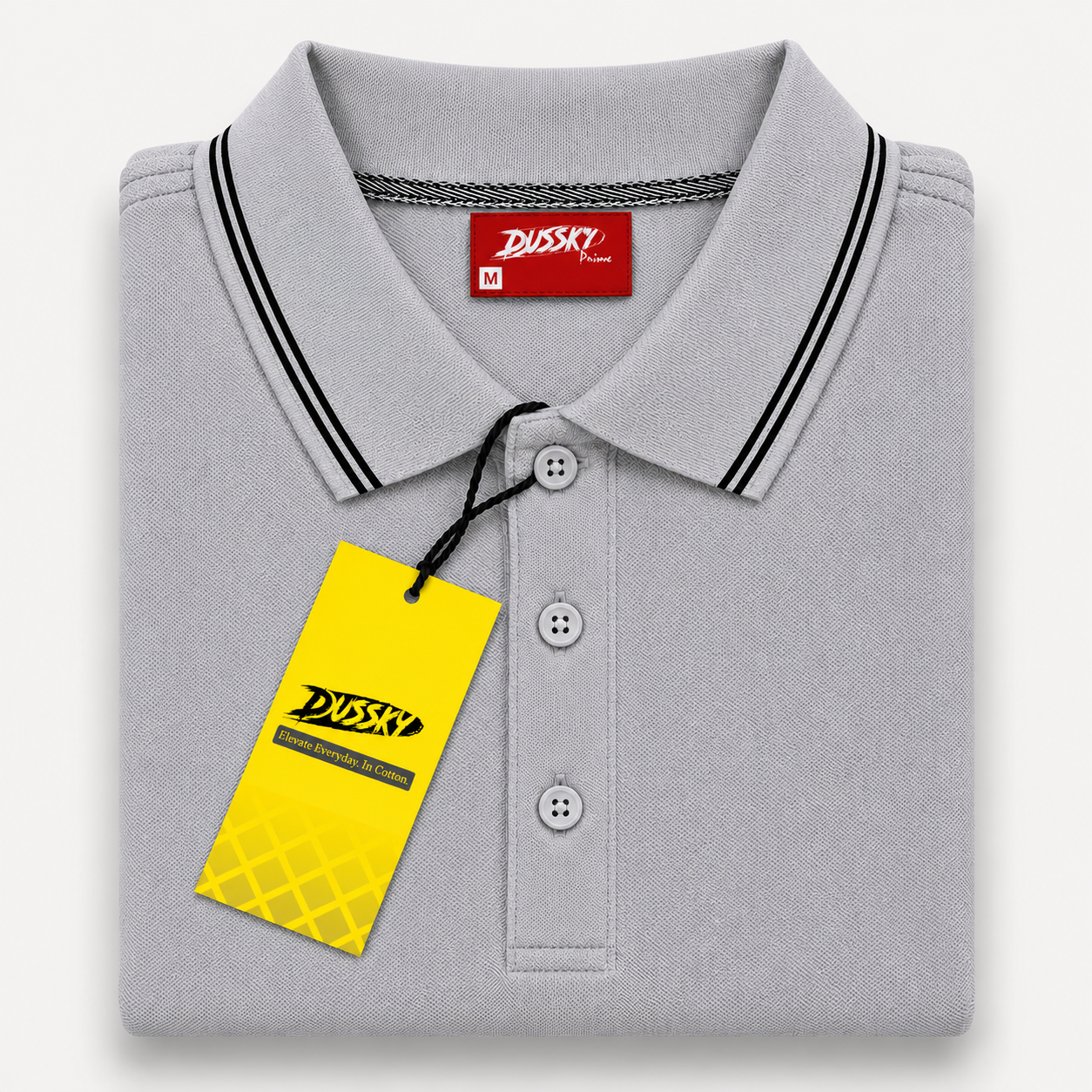 DUSSKY Prime Premium Cotton Polo T-Shirt