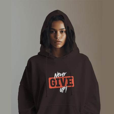 Never Give Up Premium Hoodie