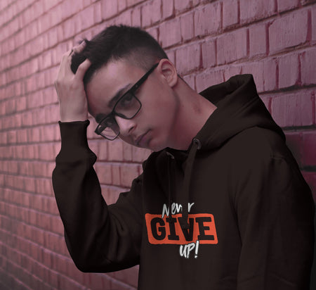 Never Give Up Premium Hoodie