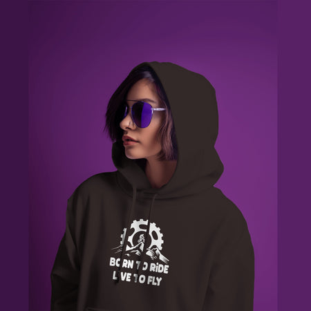 Born To Ride, Live to fly Hoodie