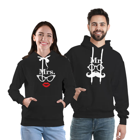 Mr Mrs Muchchad Couple Hoodie