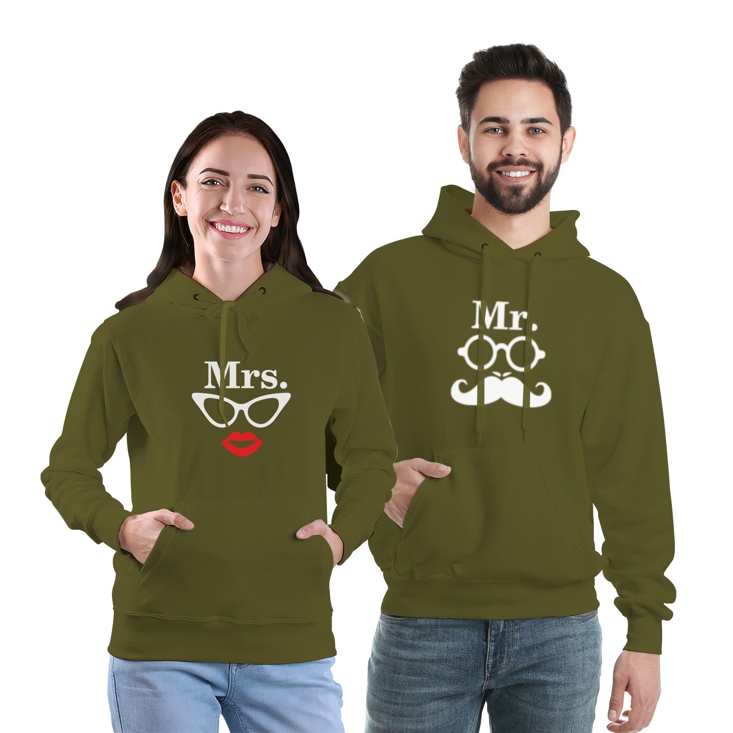 Mr Mrs Muchchad Couple Hoodie