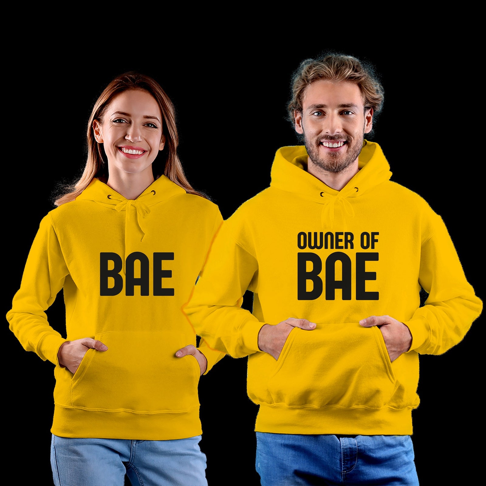 Bae Owner of Bae Couple Hoodie