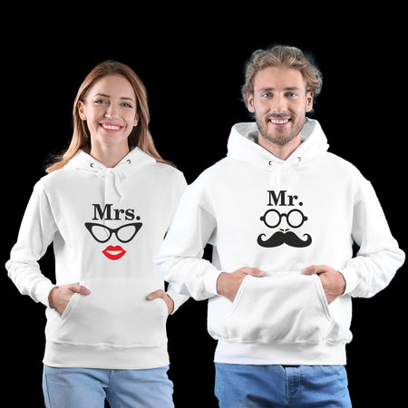 Mister Mrs Muchchad Couple Hoodie