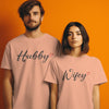 Hubby Wifey Couple T-shirt Design  Female