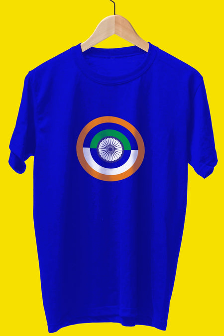 India Flag Circle on t-shirt