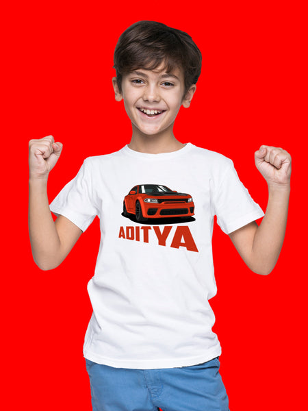 Cars T-shirt with Boy Name