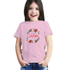 Girls Name on T-shirt with Flowers Around