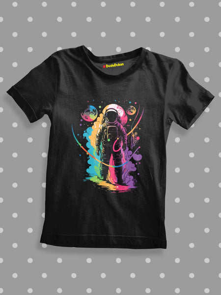 Colorful Smoke Space T-shirt