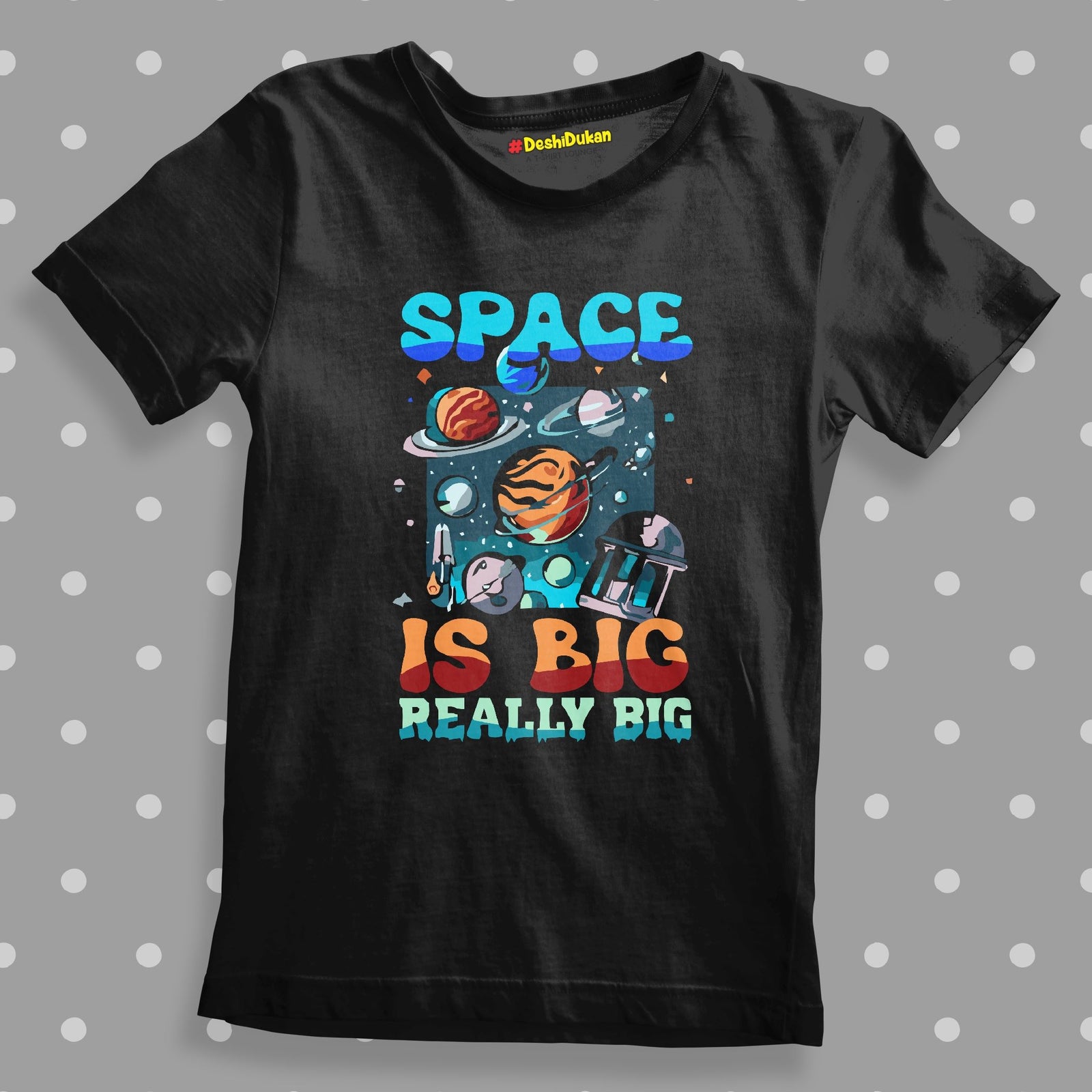 Space Is Big kids T-shirt