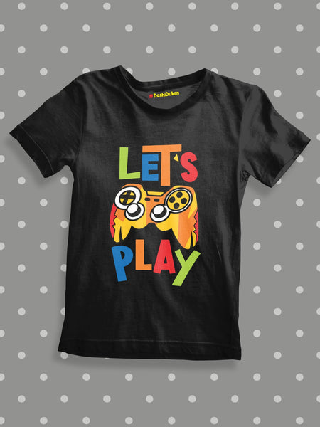 Let's Play Game Kids T-shirt