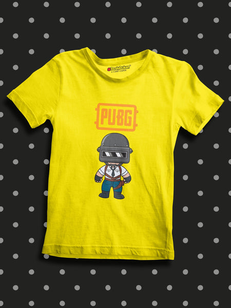 Pubg With Cartoon Kids T-shirt
