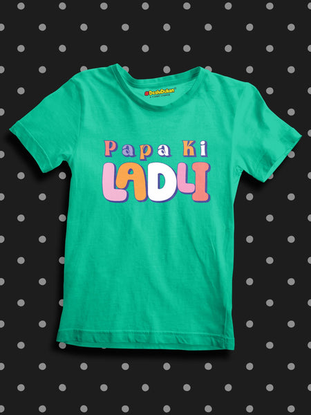 Papa Ki Ladli Cute Girl T-shirt