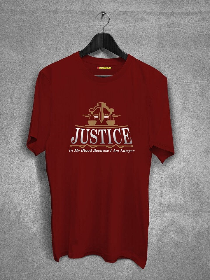 Justice In My Blood  T-shirt