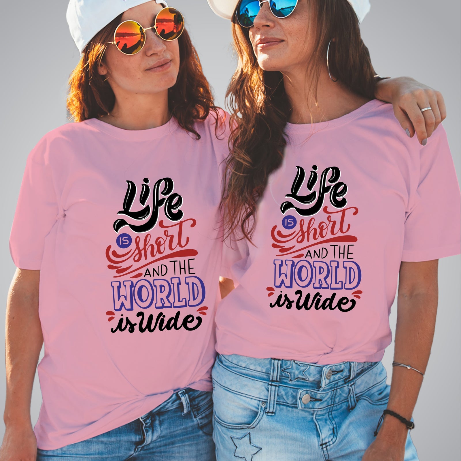 Life Is Short Group T-shirt
