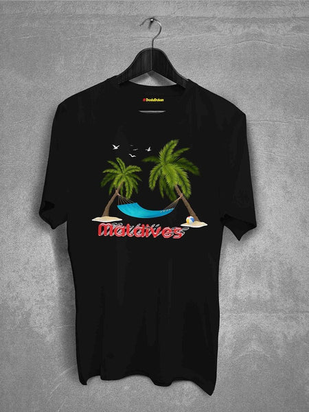 Maldives Beach View T-shirt