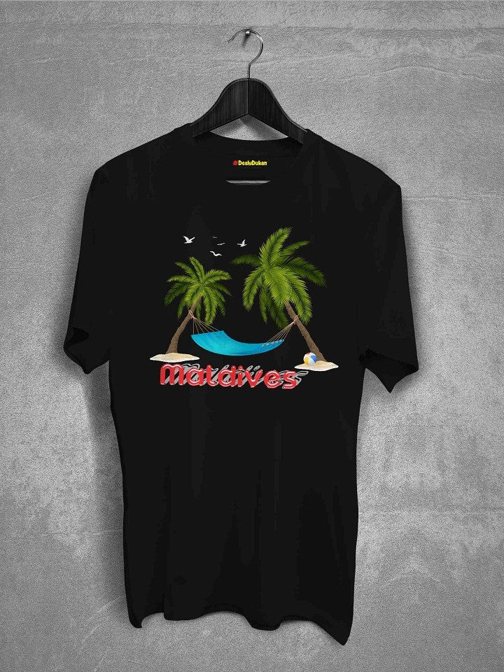 Maldives Beach View T-shirt