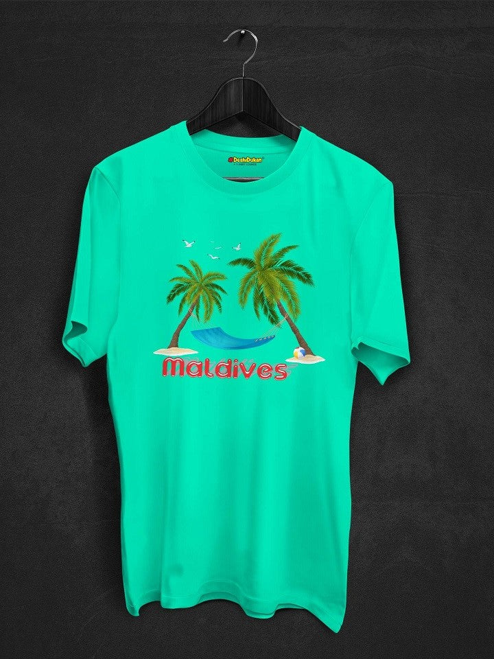 Maldives Beach View T-shirt