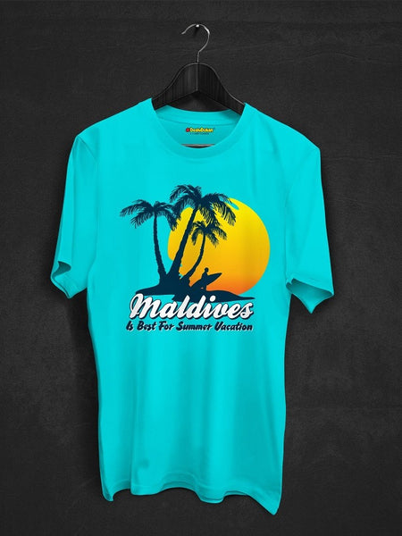 Maldives Sunset Beach View T-shirt