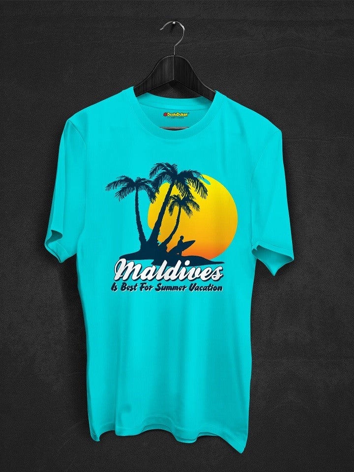 Maldives Sunset Beach View T-shirt