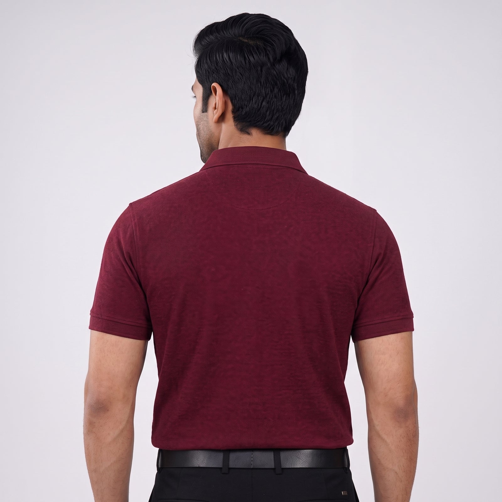 LOOMBA FRUGAL Premium Cotton-Blend Polo T-Shirt