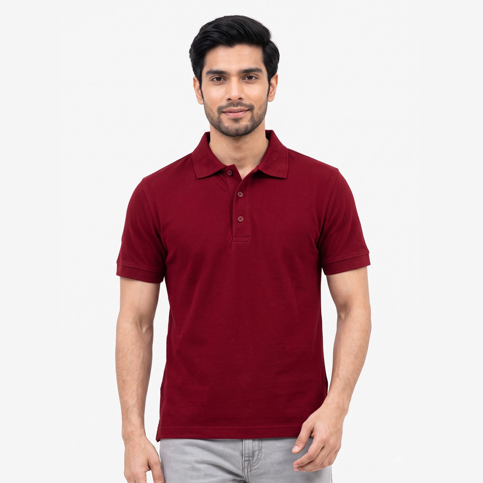 VESTO Premium Polyester Cotton Blend Polo T-Shirt