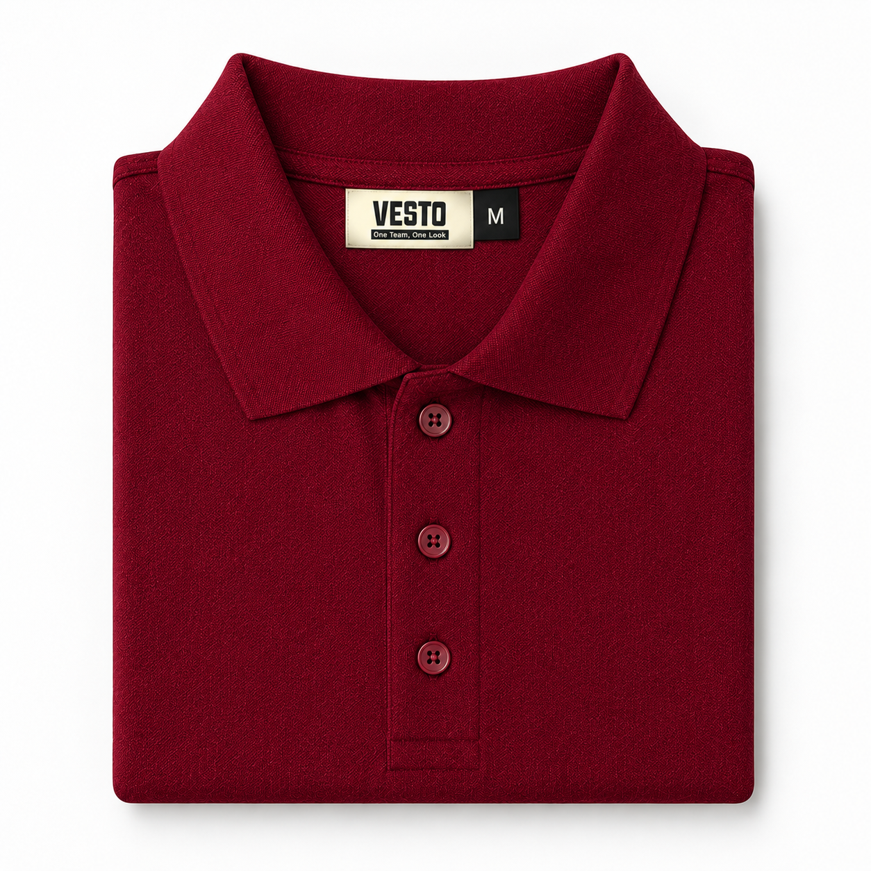 VESTO Premium Polyester Cotton Blend Polo T-Shirt