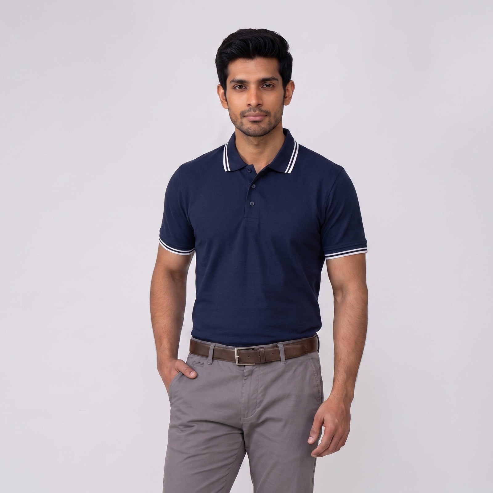 DUSSKY Prime Premium Cotton Polo T-Shirt