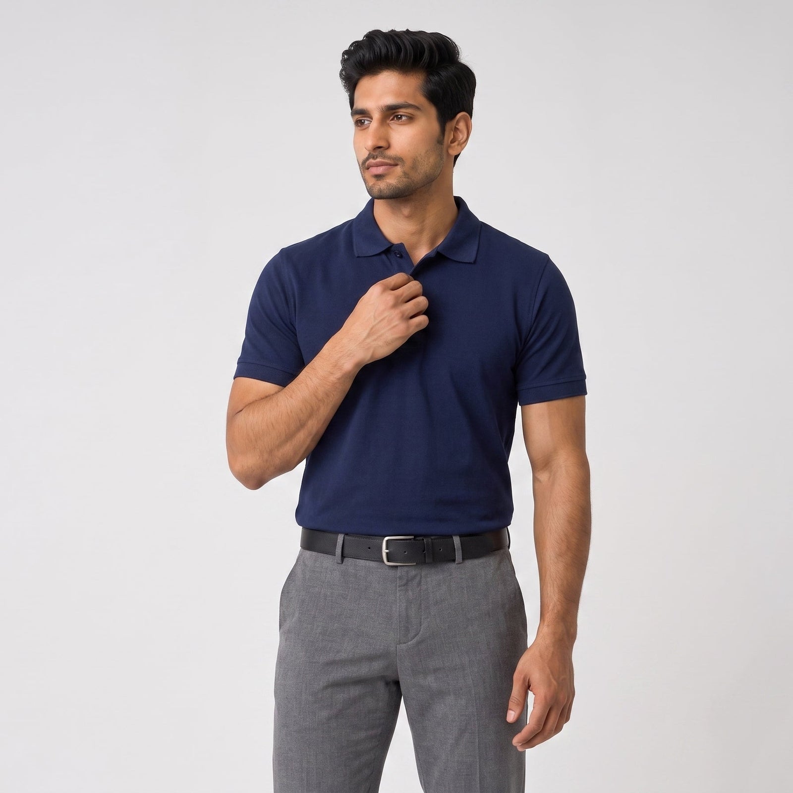 DUSSKY Frugal Premium Cotton Polo T-Shirt