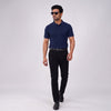 LOOMBA FRUGAL Premium Cotton-Blend Polo T-Shirt