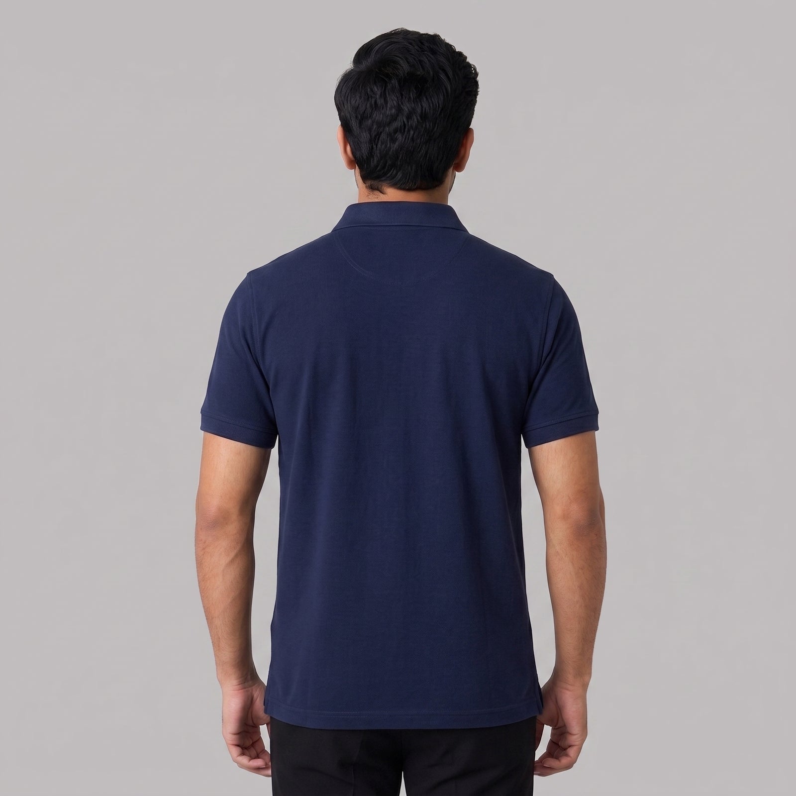 Industrial Back Office Uniform | LOOMBA PRIME Premium Cotton-Polyester Polo T-Shirt