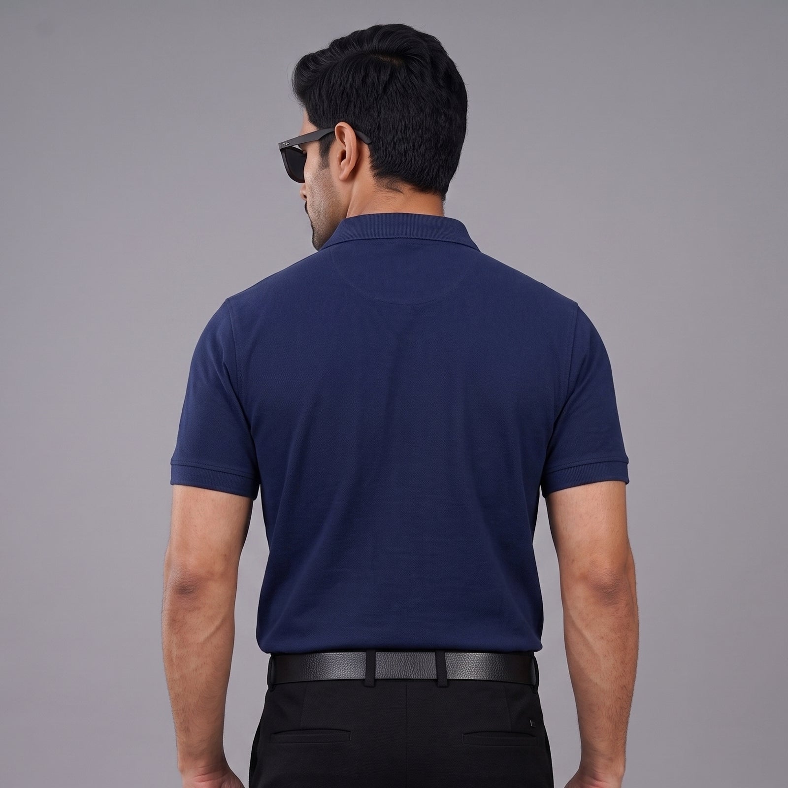 LOOMBA FRUGAL Premium Cotton-Blend Polo T-Shirt