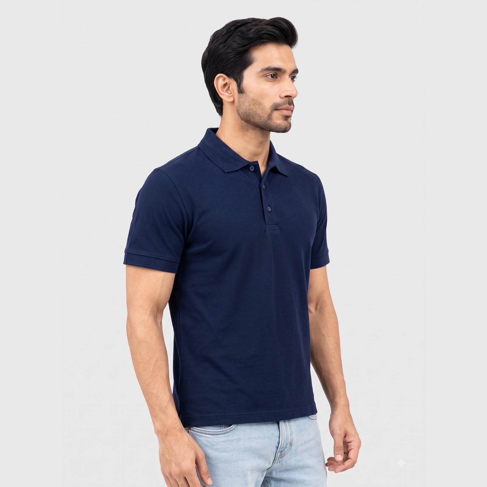 VESTO Premium Polyester Cotton Blend Polo T-Shirt