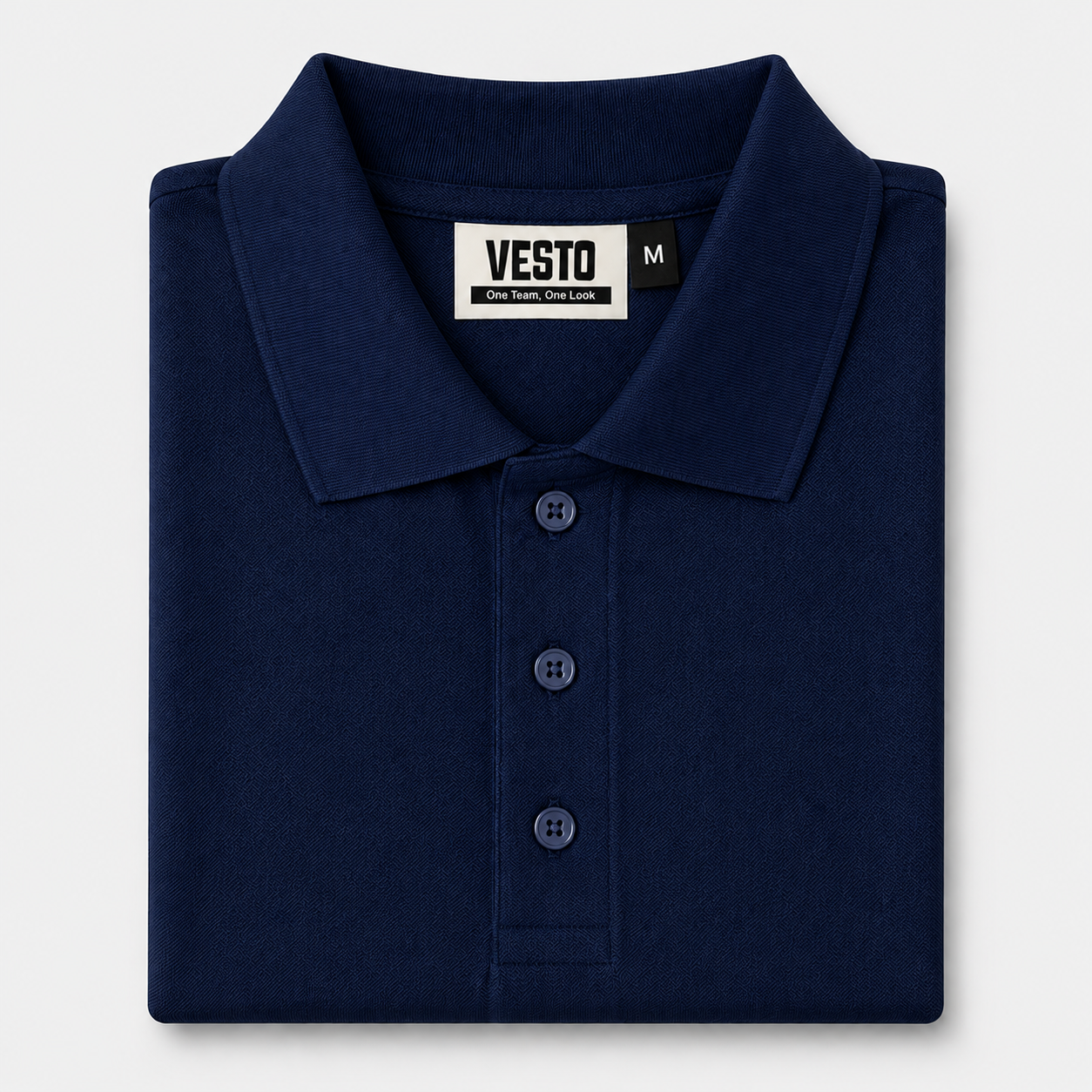 VESTO Premium Polyester Cotton Blend Polo T-Shirt