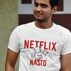 Netflix Sathe Nasto - Gujarati Funky T-Shirts