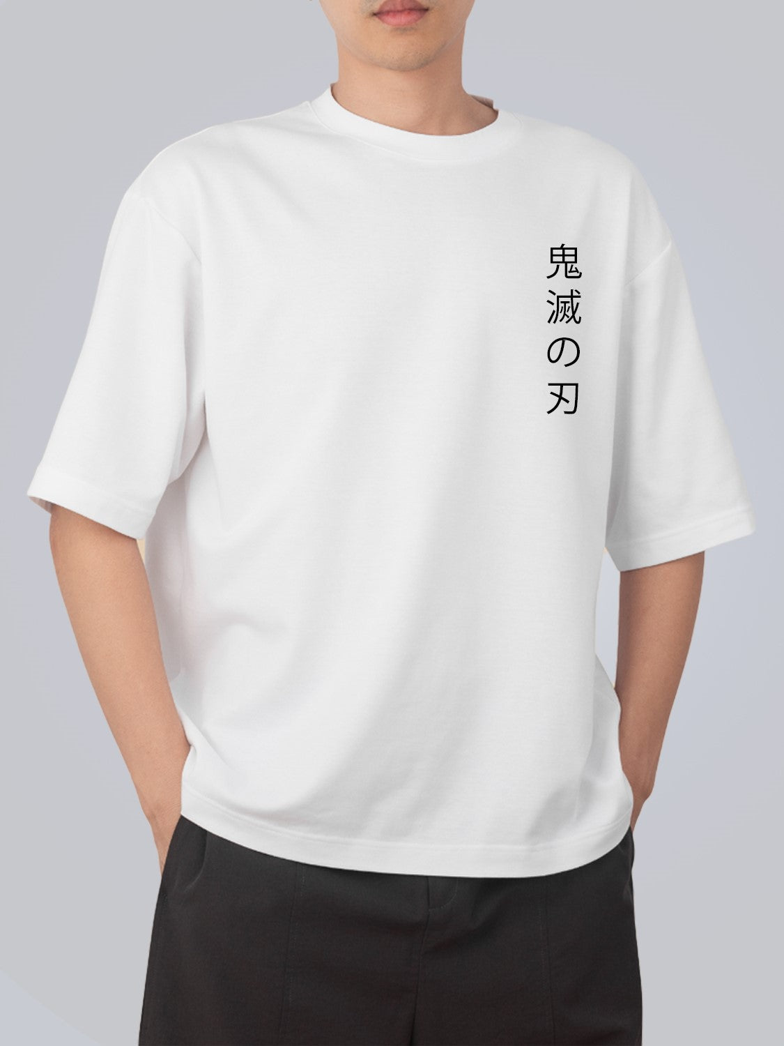 Demon Slayer Tanjiro Kamado Printed Oversized T-Shirt