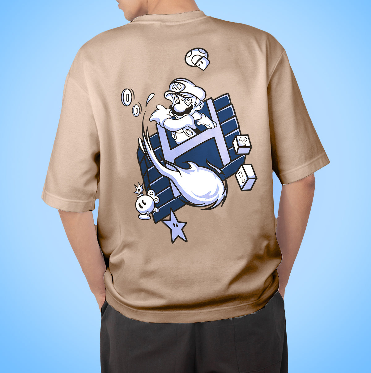 Mario Anime Oversize T-shirt