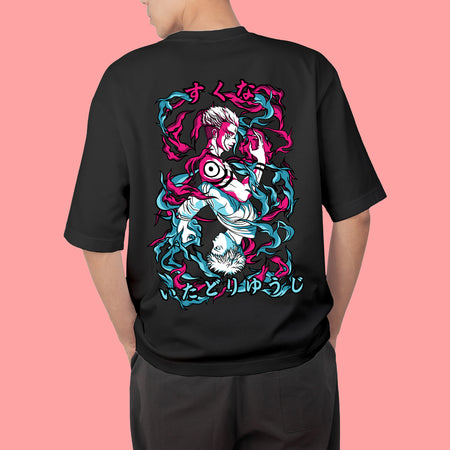 Jujutsu Kaisen Anime printed  Oversize T-shirt