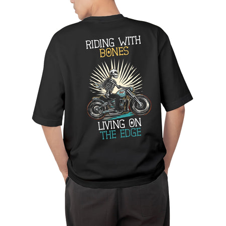 Riding With Bones Oversize T-shirt