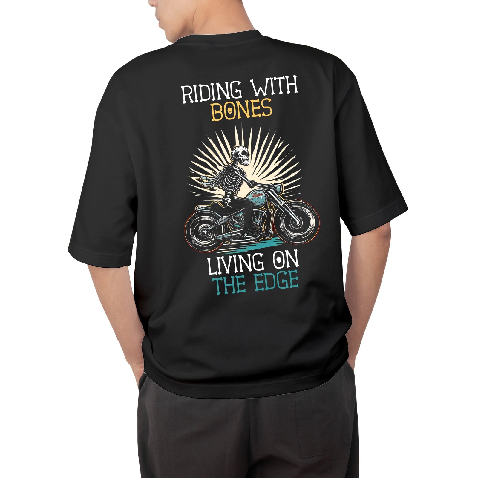 Riding With Bones Oversize T-shirt