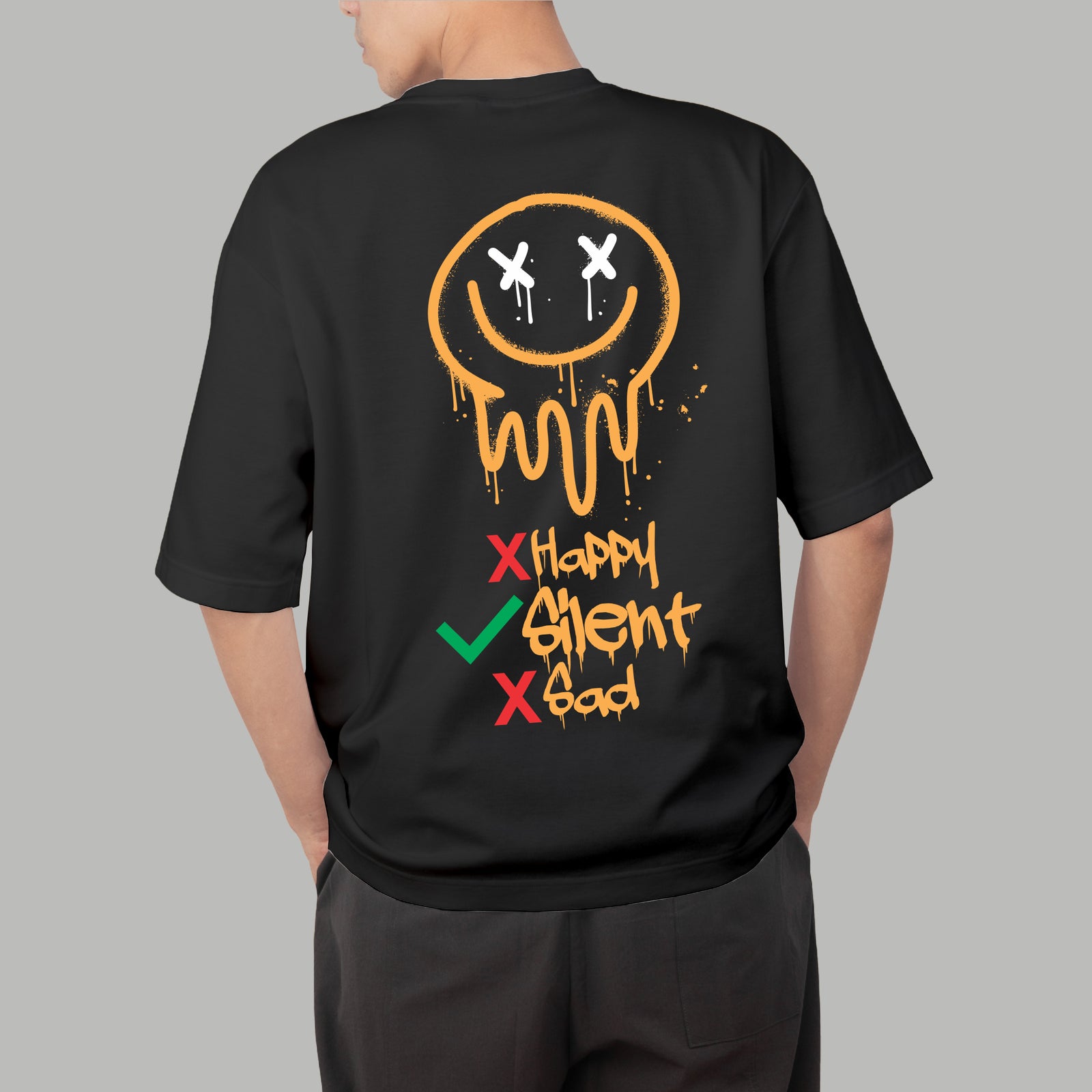 Hap Sil Sad Oversize T-shirt