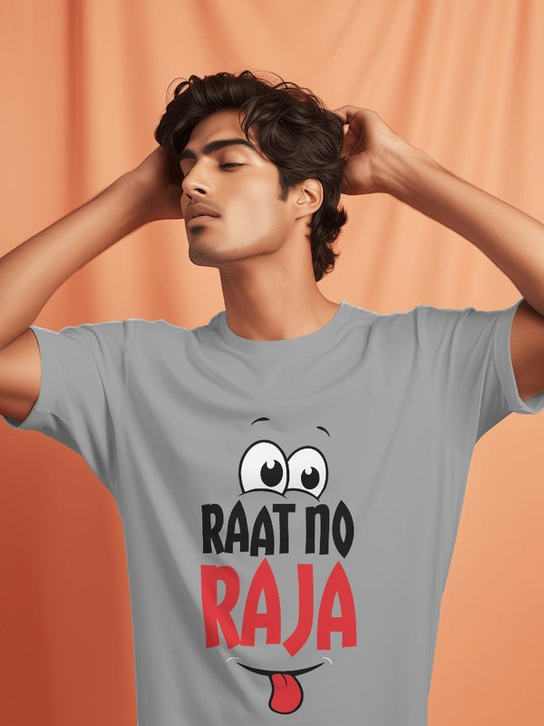 Raat No Raja Gujarati Funky Tshirt Buy Online – DeshiDukan T