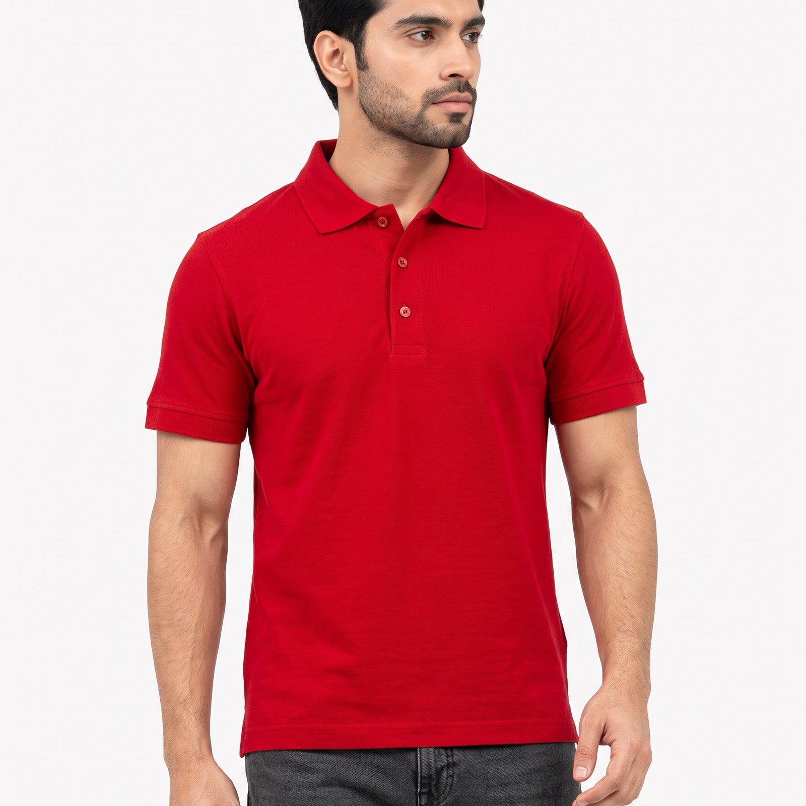 VESTO Premium Polyester Cotton Blend Polo T-Shirt