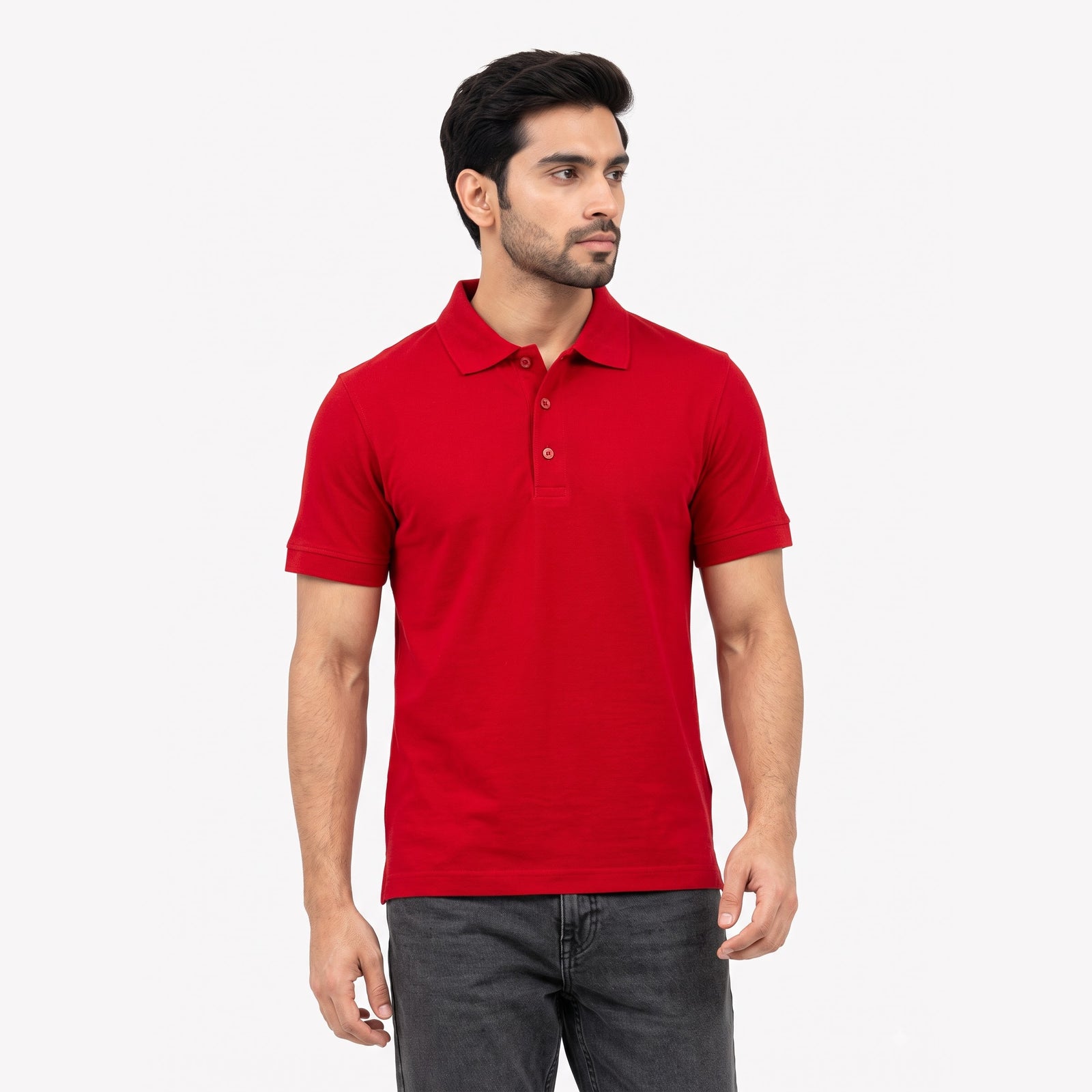 VESTO Premium Polyester Cotton Blend Polo T-Shirt