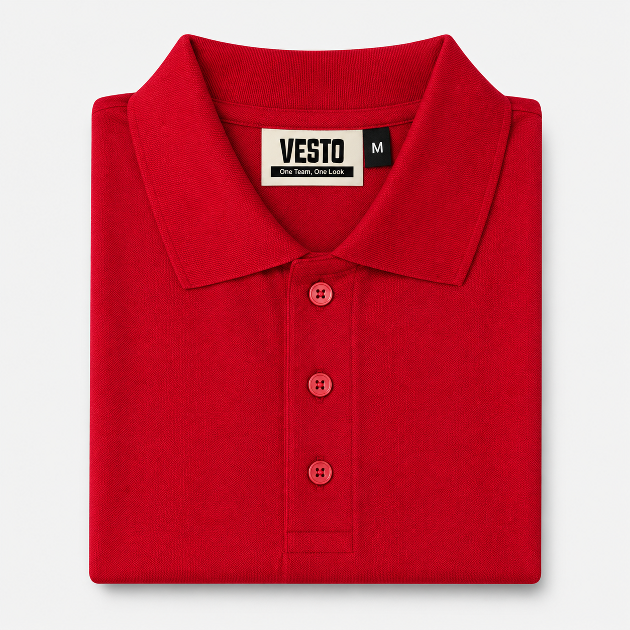 VESTO Premium Polyester Cotton Blend Polo T-Shirt